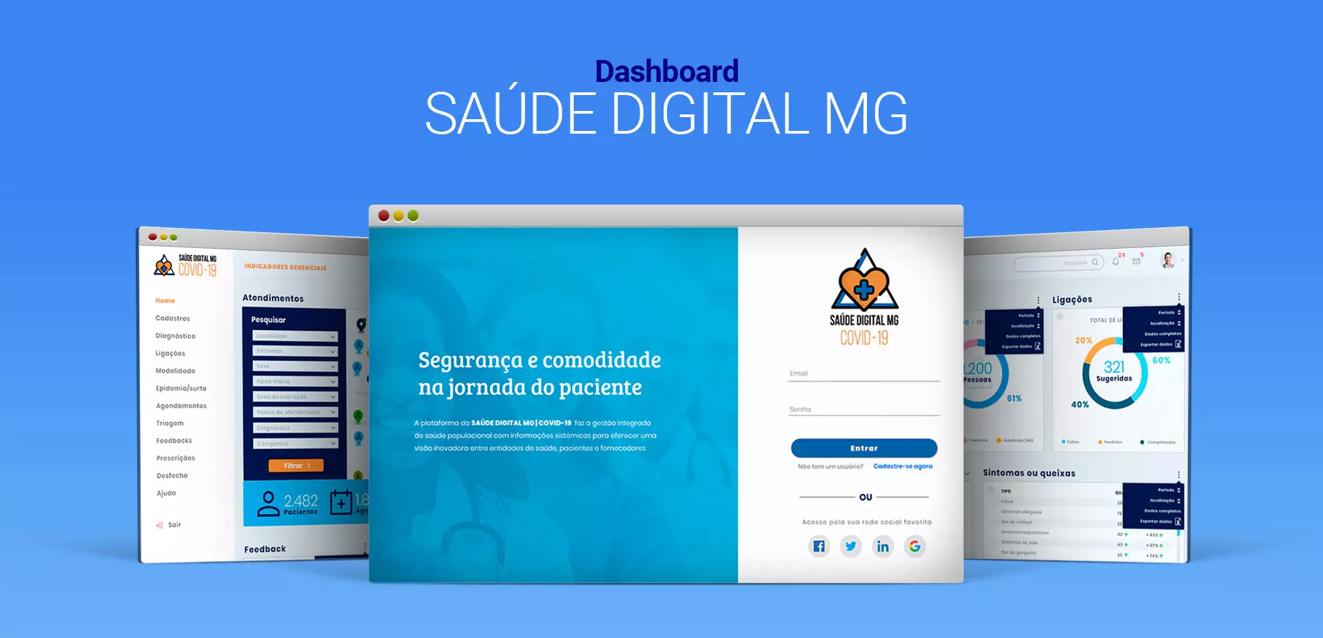 dashboard saúde digital MG